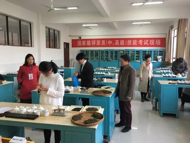 2017年度江西婺源茶业职业学院第七期涉茶类国家中高级职业资格考试顺利举行